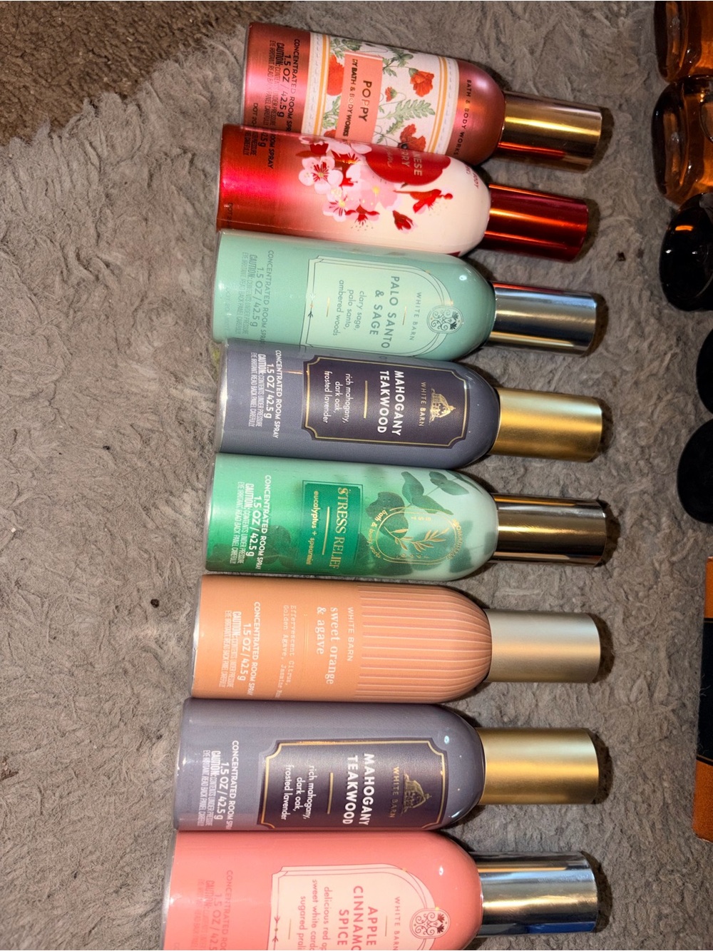 8 bath & body works room mist 8 for $45